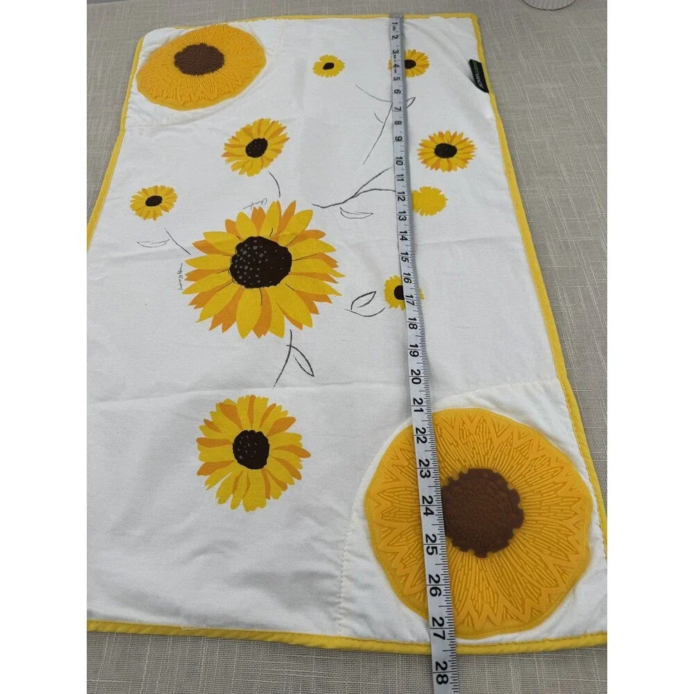 Sunflowers Kitchen Oven Mitt Hand Towel Floral  Silicone Pot Holder